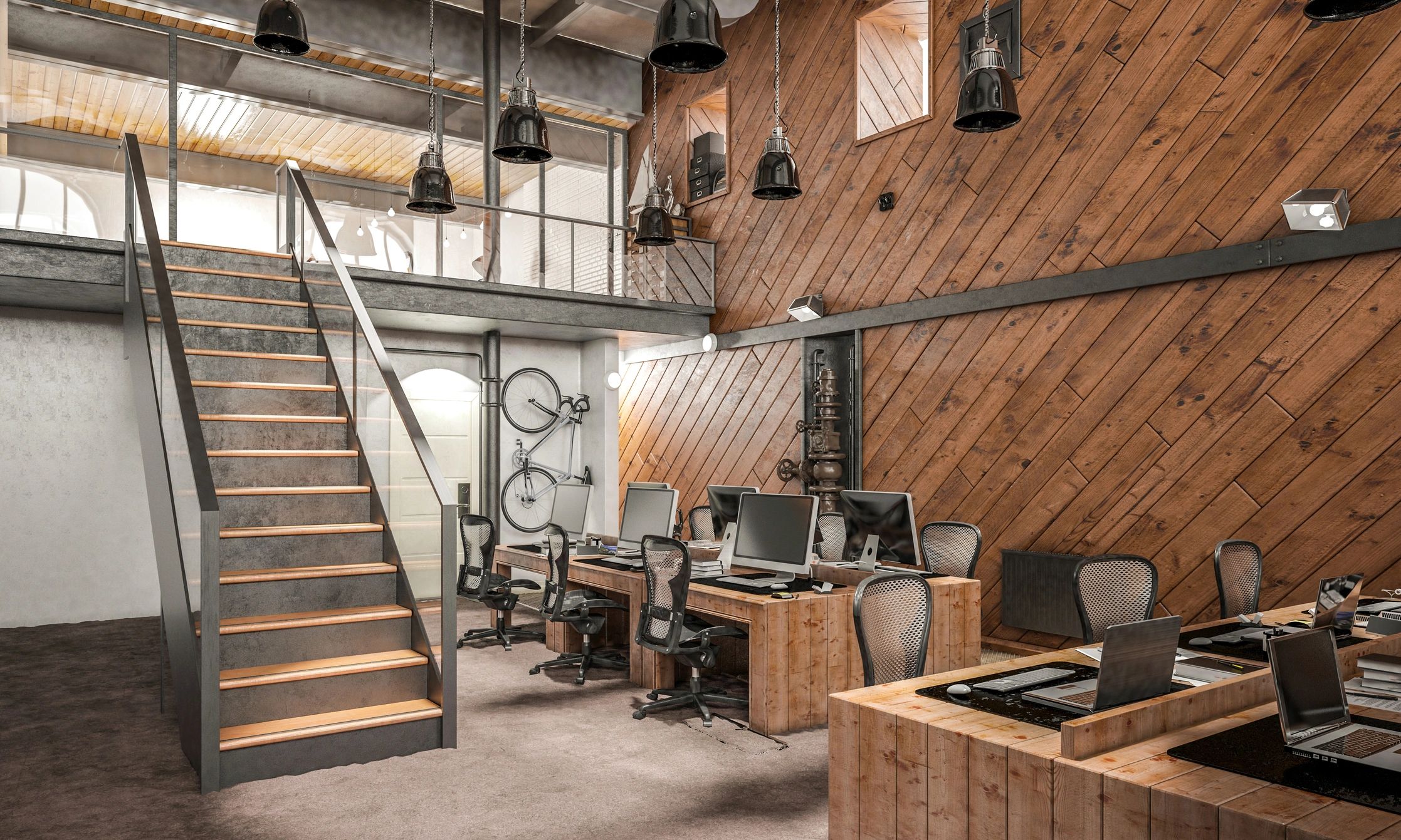 western style office marketing