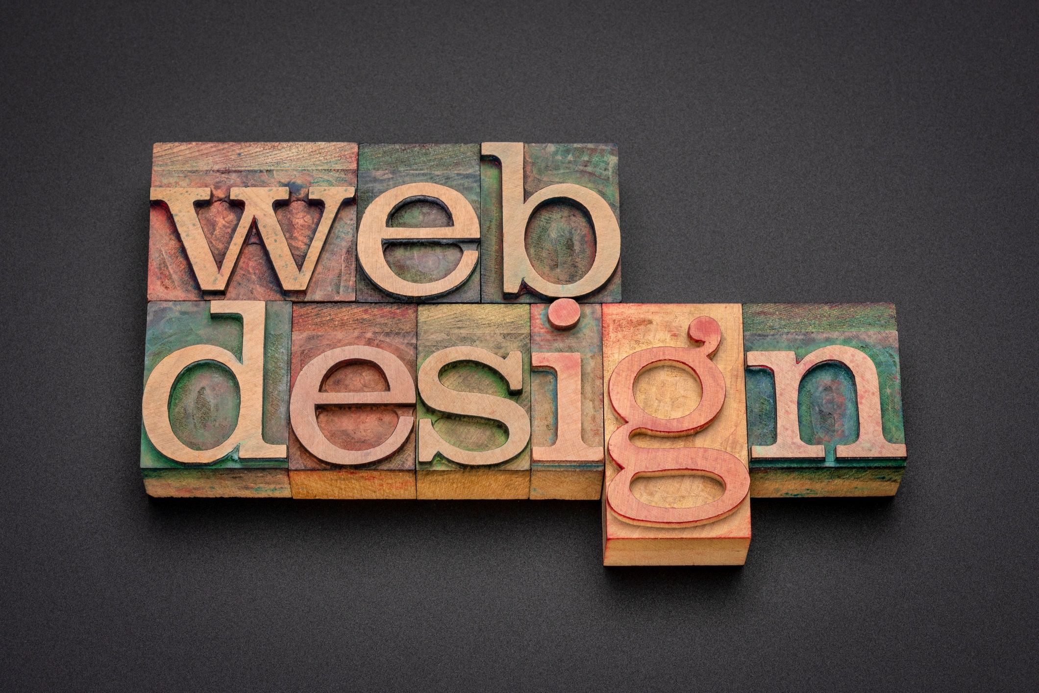 seo web design icons rustic