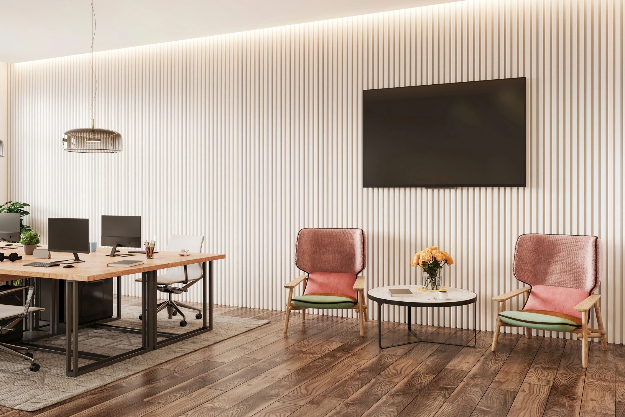 western rustic digital marketing office