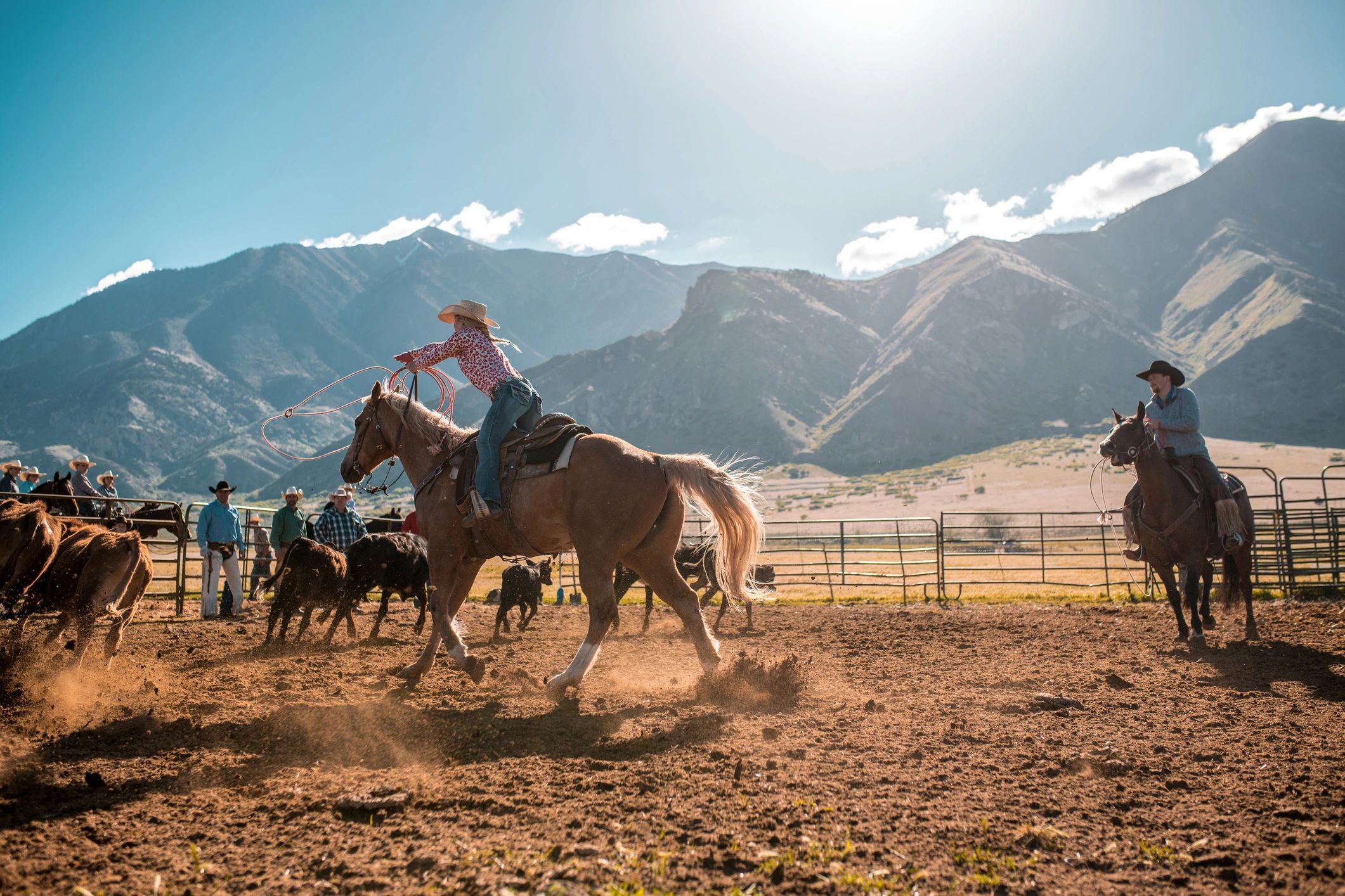 Old West branding elements for digital business